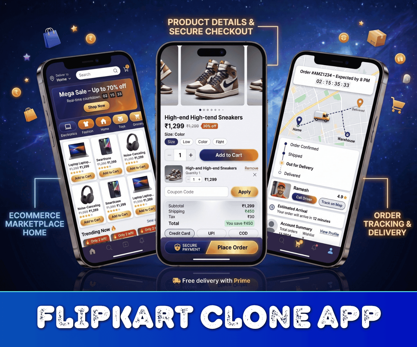 Amazon Flipkart Clone Full Ecommerce App