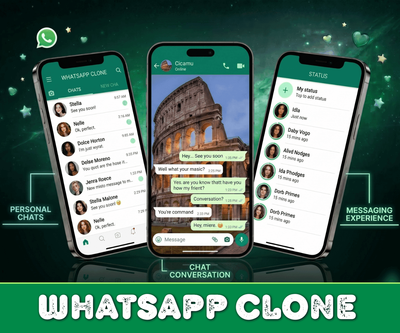 Whatsapp Clone Full App | Android Flutter Chat app