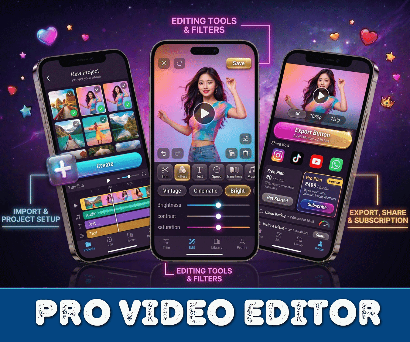 Buy Video Editor - Pro Video Editor From Earn Money
