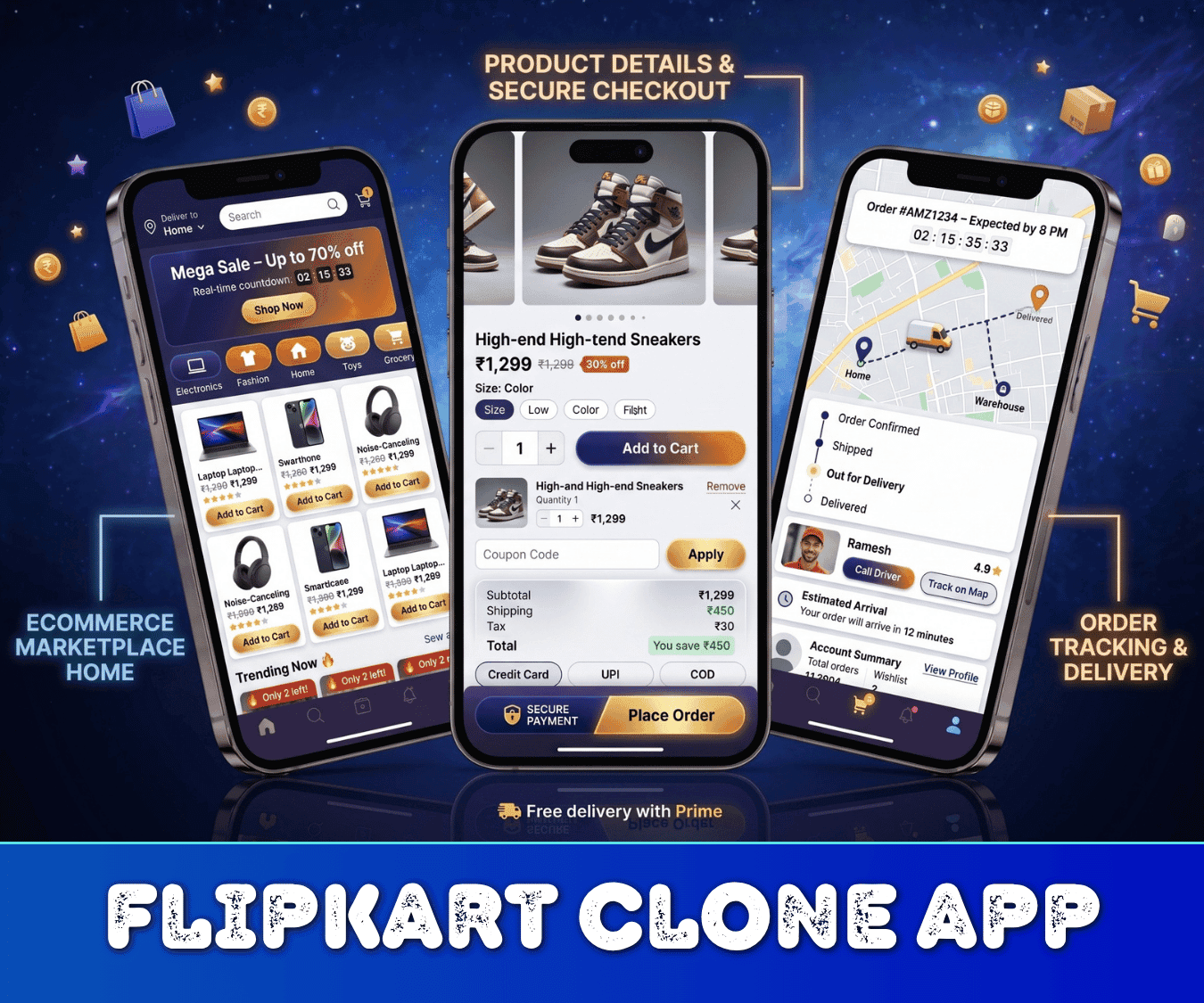 Amazon Flipkart Clone Full Ecommerce App