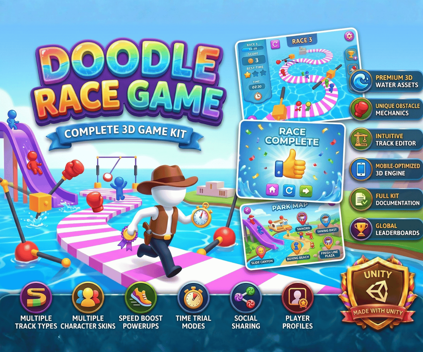 Doodle Race 3D Unity Game Development