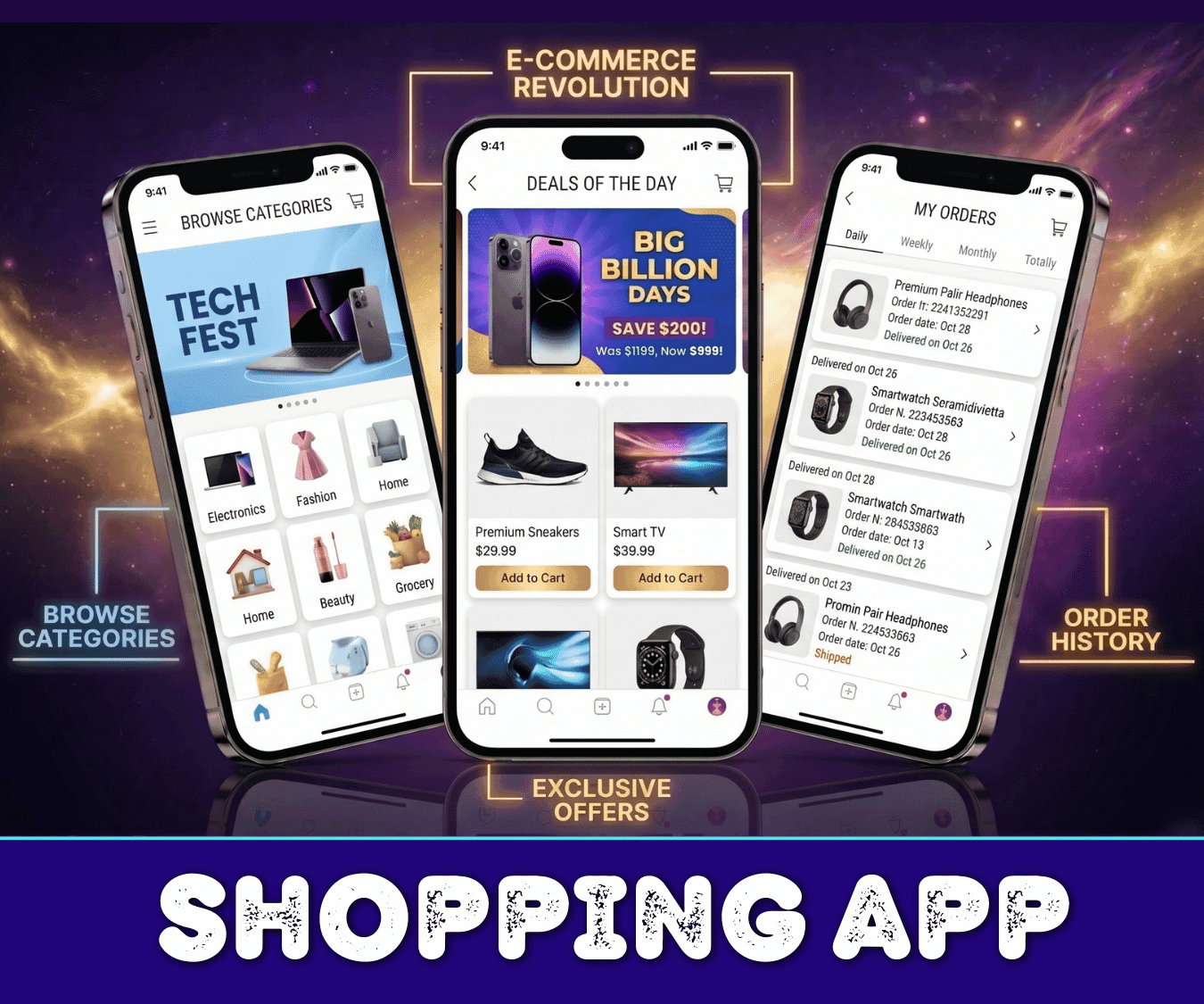 Shopping App - Flutter E-commerce Full App