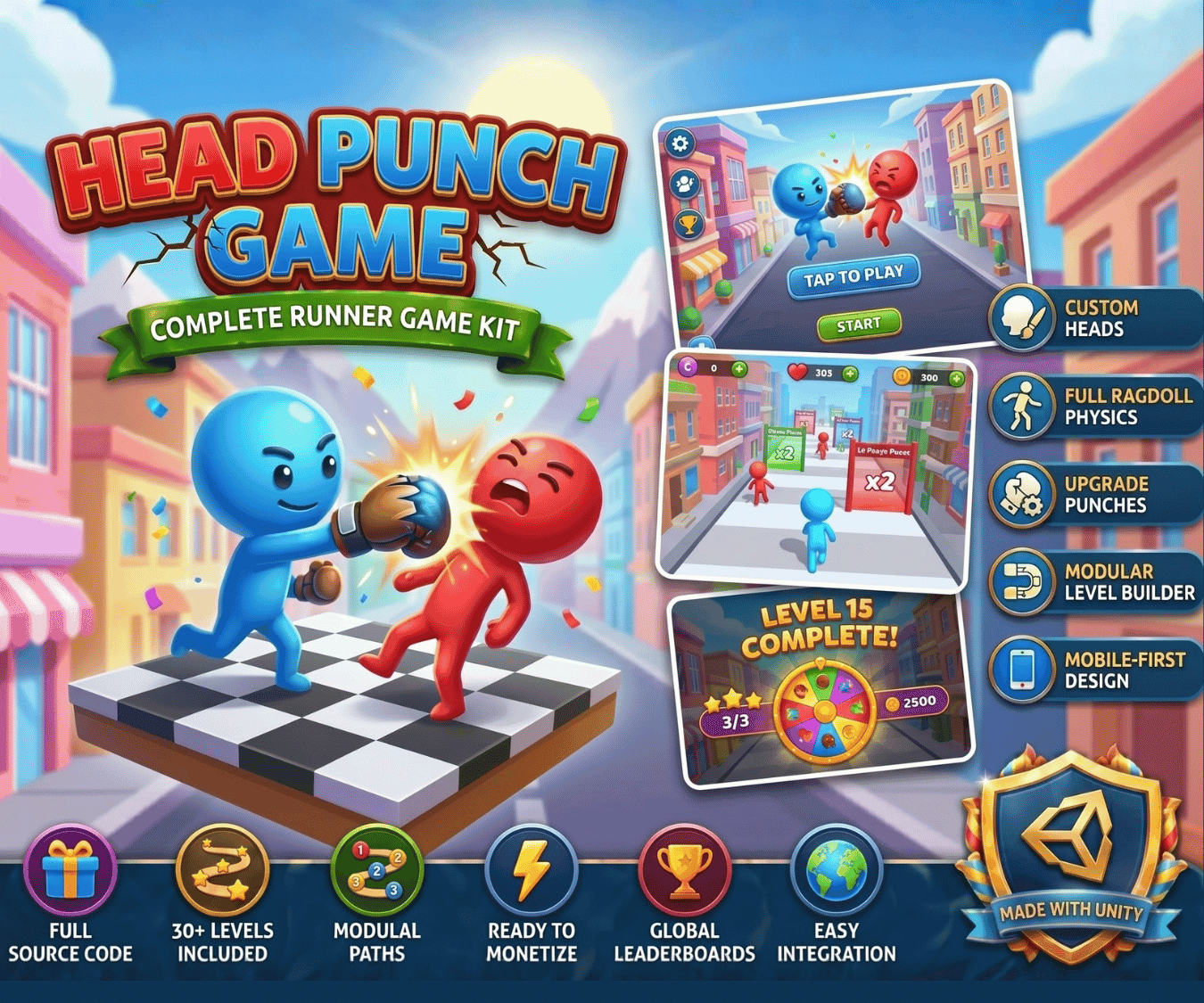 Head Punch Game Unity Development
