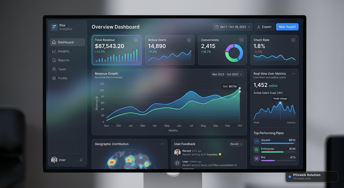 Enterprise SaaS Analytics & Multi-Tenant Dashboard