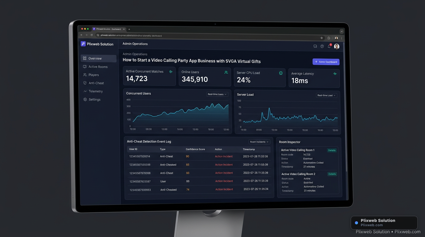 Admin operations dashboard