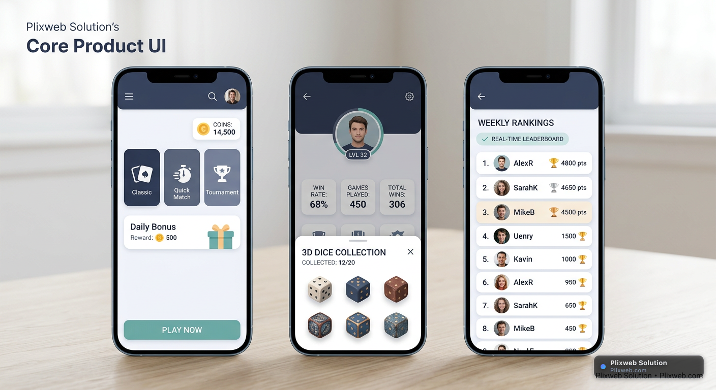 Core product UI and workflows