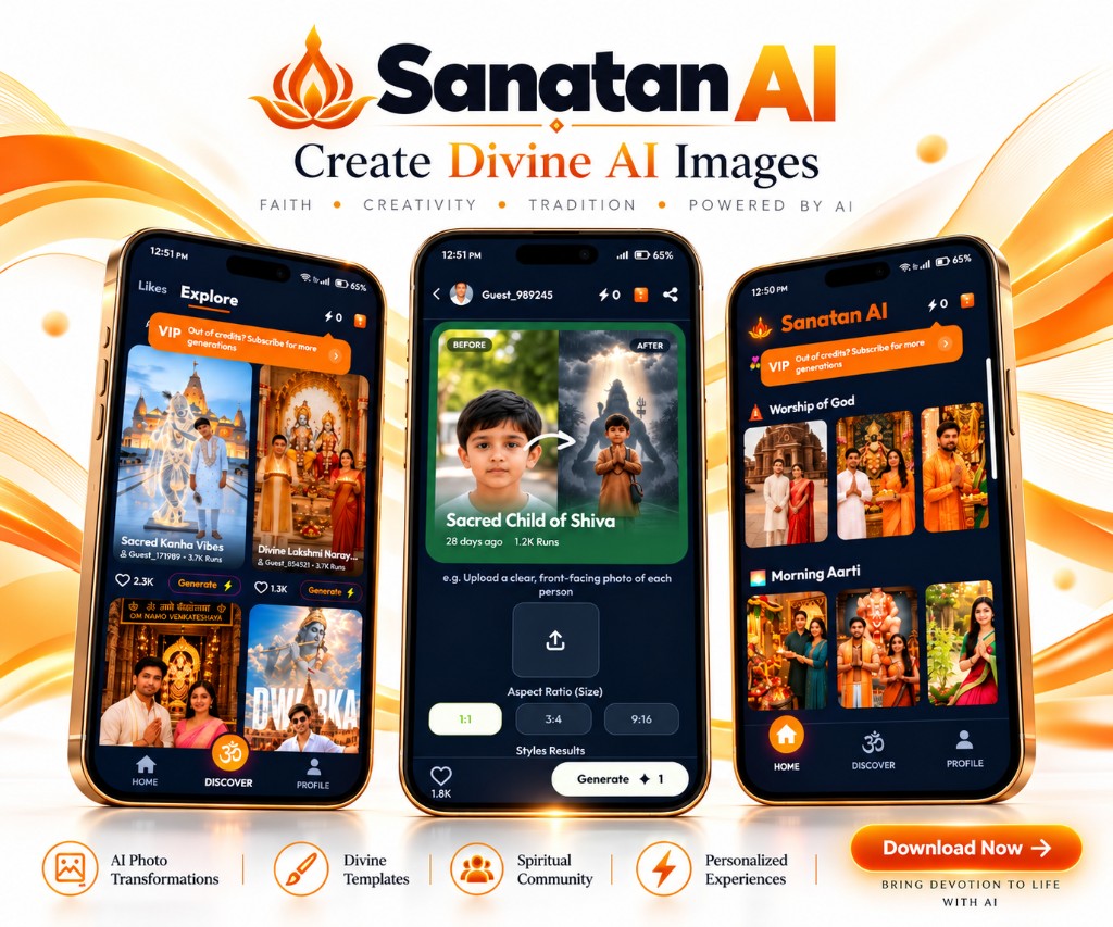 Sanatan AI — Divine AI Image App