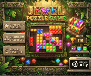 Jewel Puzzel Game Unity Development
