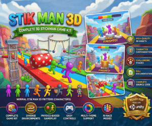 Stick Man 3D Game Unity Development