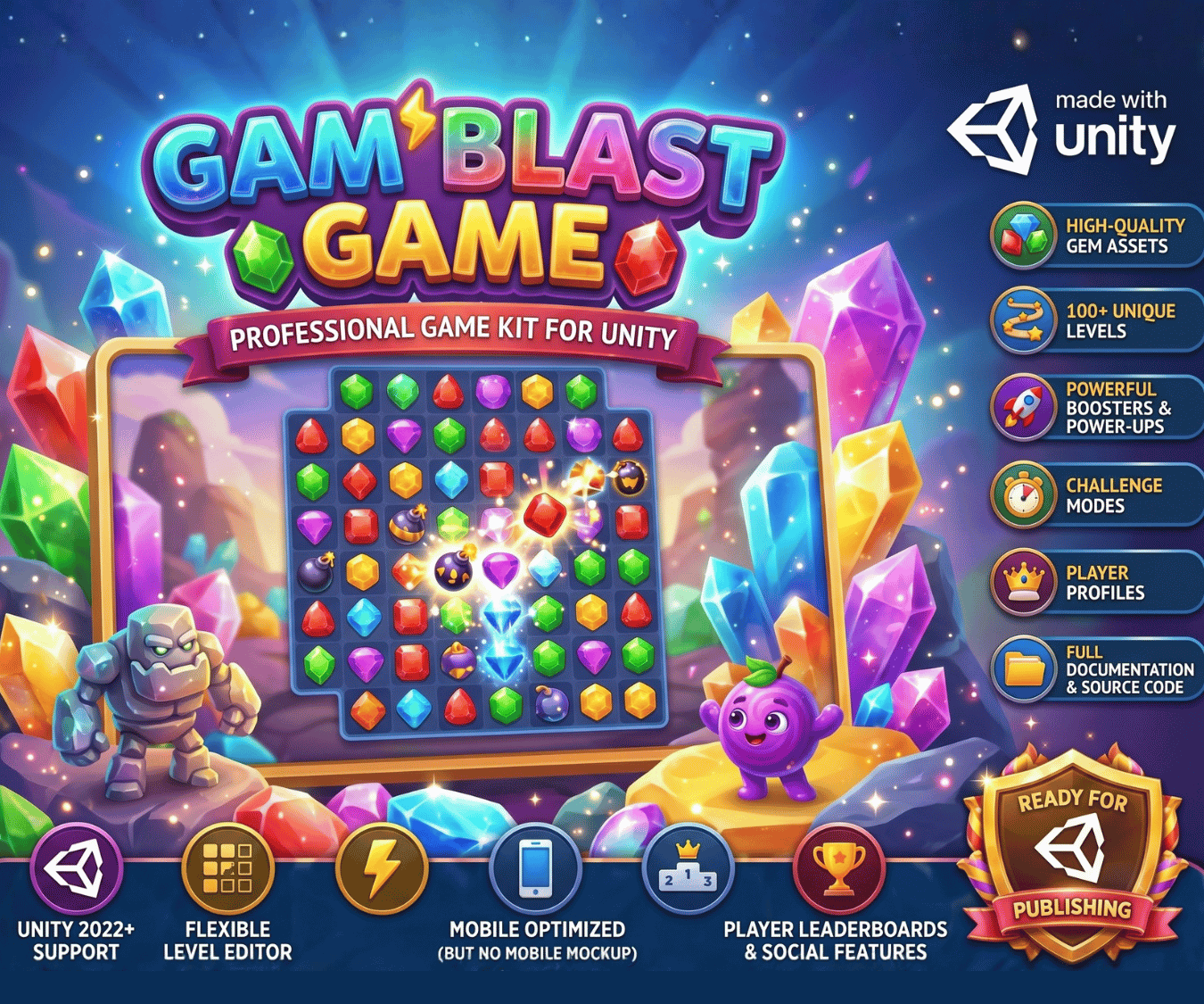 Gam Blast Game Unity Development