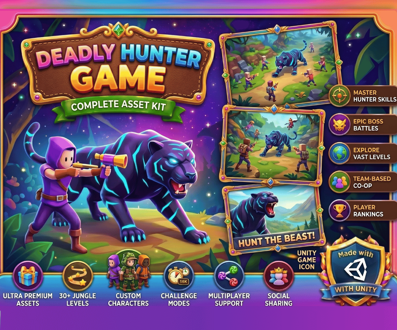 Deadly Hunter Game Unity Development