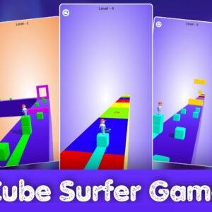 Cube surfer Game