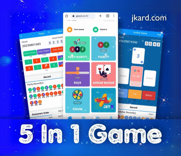 Five In One Game Development With Earn Money