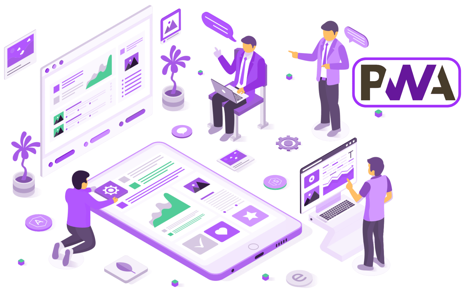 Progressive web app development