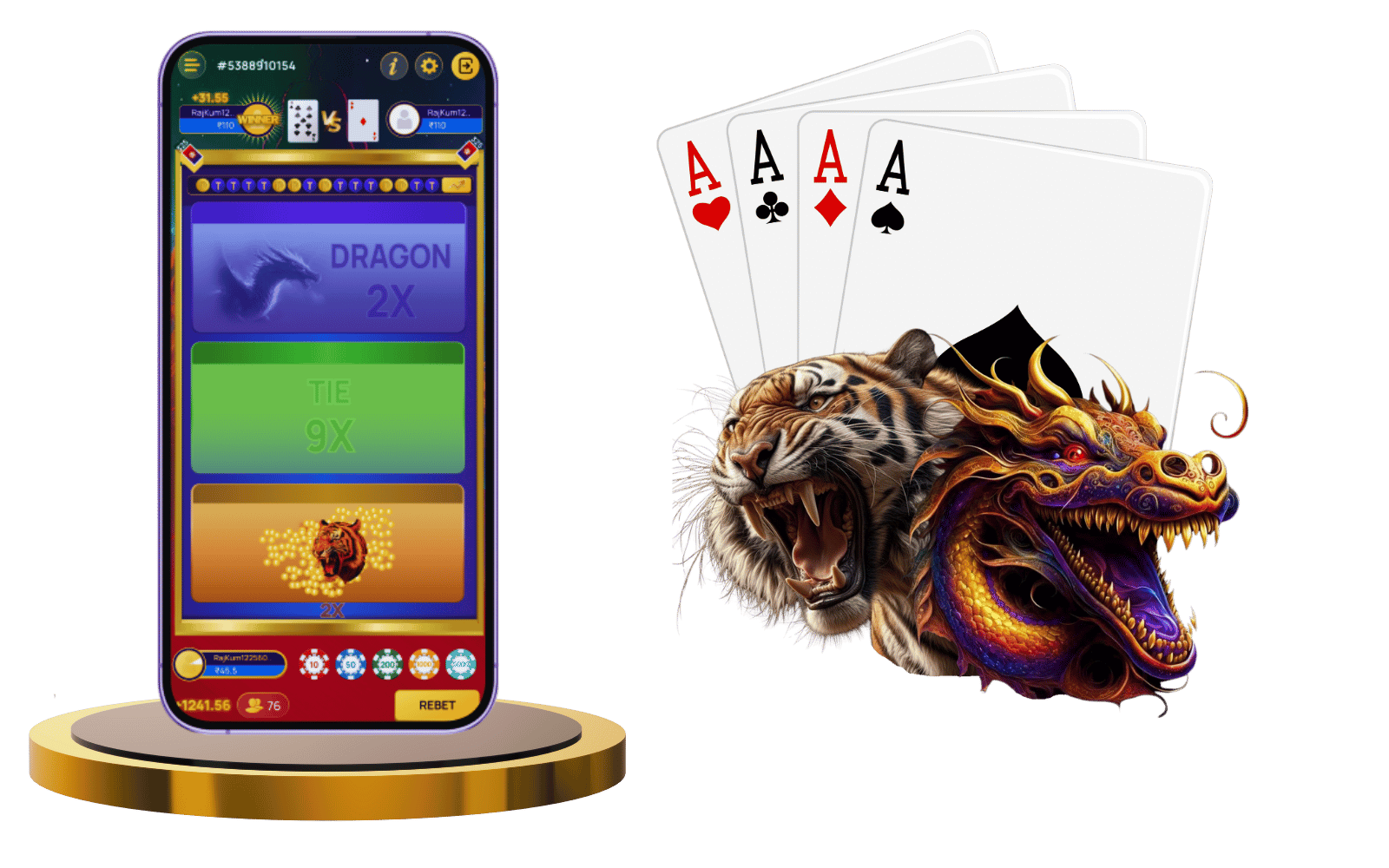 Dragon Tiger Game Development