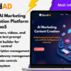 Advanced AI Marketing Content Creation Platform SaaS