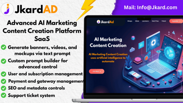 Advanced AI Marketing Content Creation Platform SaaS