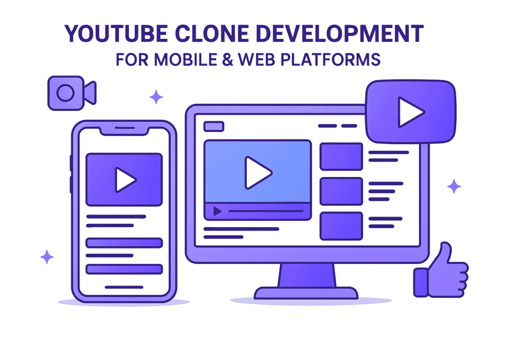 YouTube Clone Development for Mobile & Web Platforms