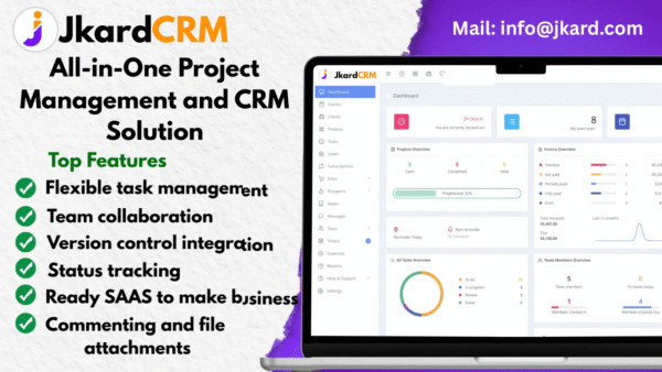 All-in-One Project Management and CRM Solution