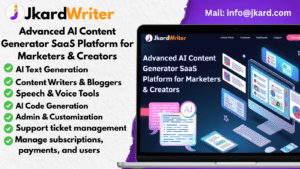 Advanced AI Content Generator SaaS Platform for Marketers & Creators